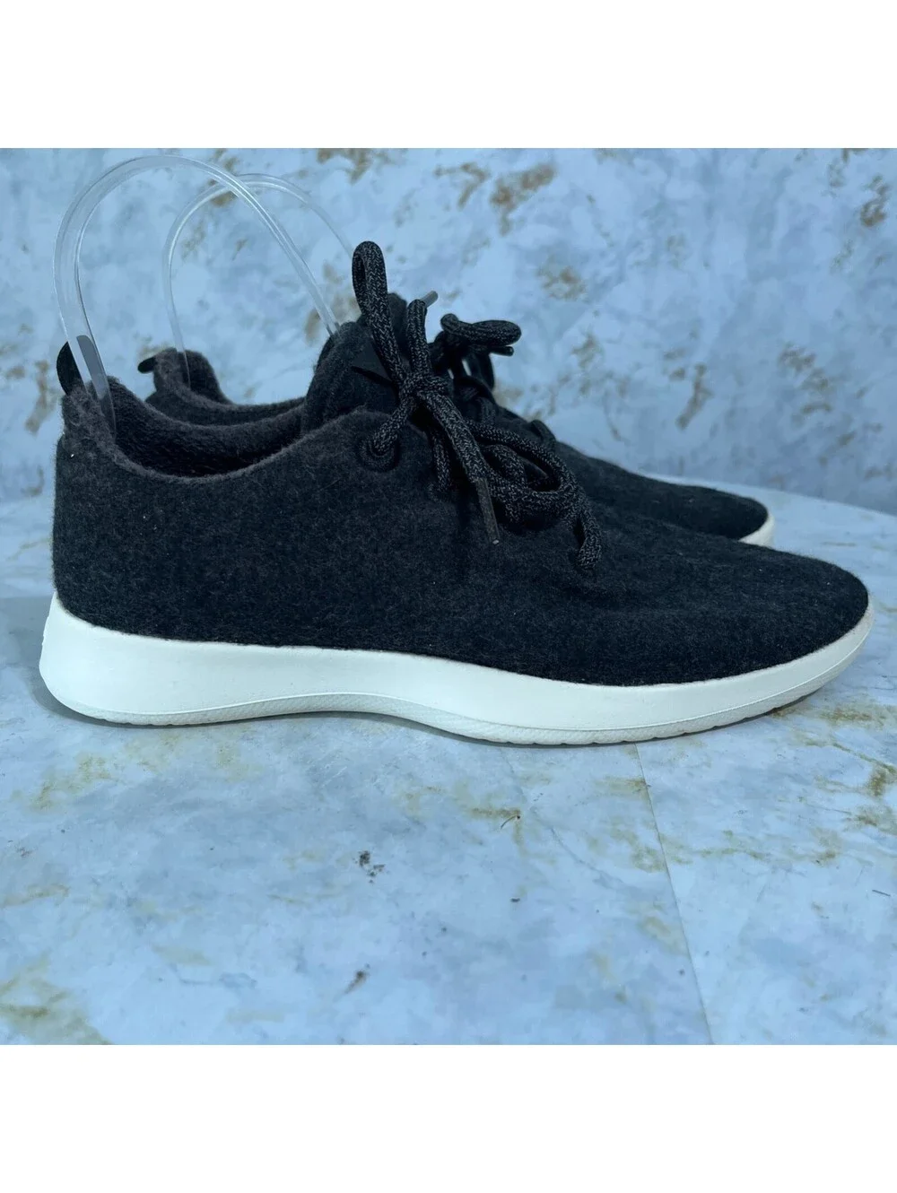 Allbirds Wool Runners Women's Size 8 Shoes Gray White Comfort Casual Sneakers